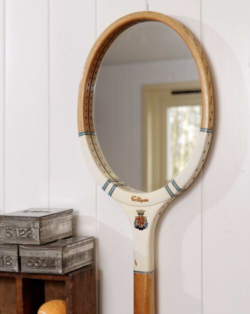 raquette de tennis en miroir 